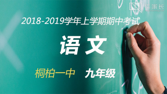 2018-2019学年上学期期中考试 桐柏一中九年级语文真题及答案